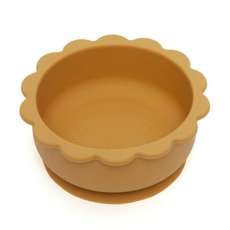 Μπολ Φαγητού Σιλικόνης Petit Monkey Lion Ochre