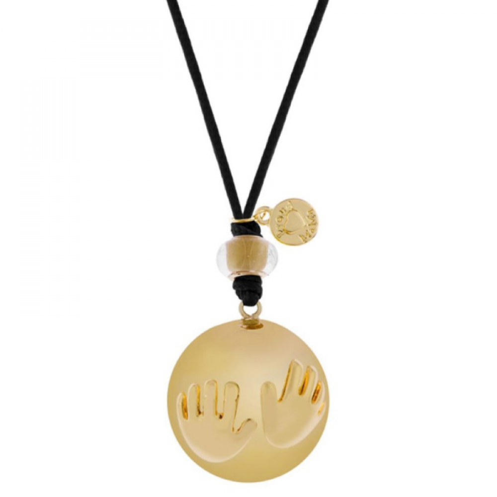 Μενταγιόν Proud Mama Babybell Gold Hand Μενταγιόν Proud Mama Babybell Gold Hand