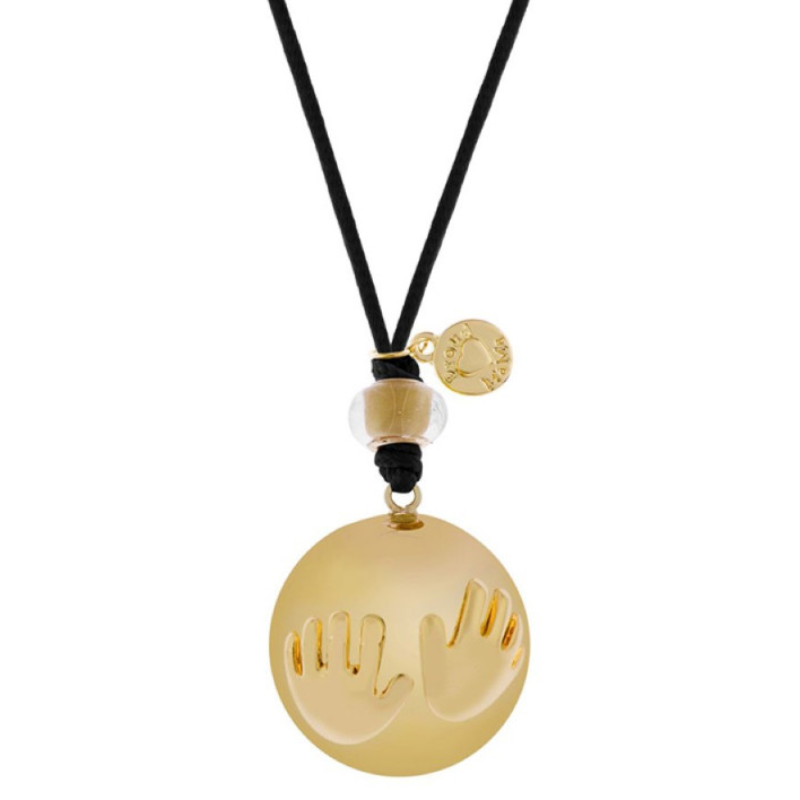 Μενταγιόν Proud Mama Babybell Gold Hand