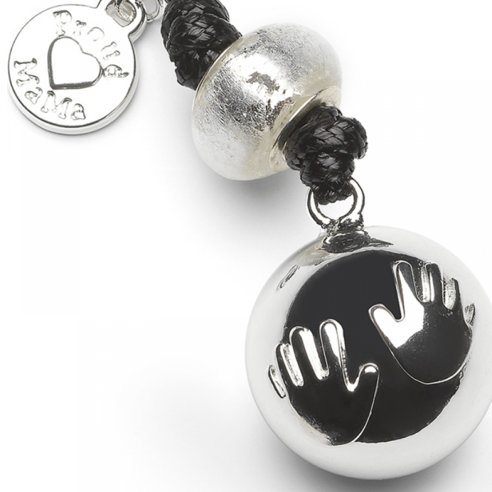 Μενταγιόν Proud Mama Babybell Silver Hand Μενταγιόν Proud Mama Babybell Silver Hand
