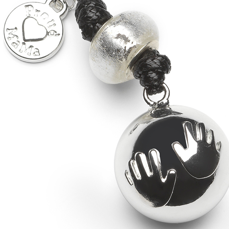 Μενταγιόν Proud Mama Babybell Silver Hand