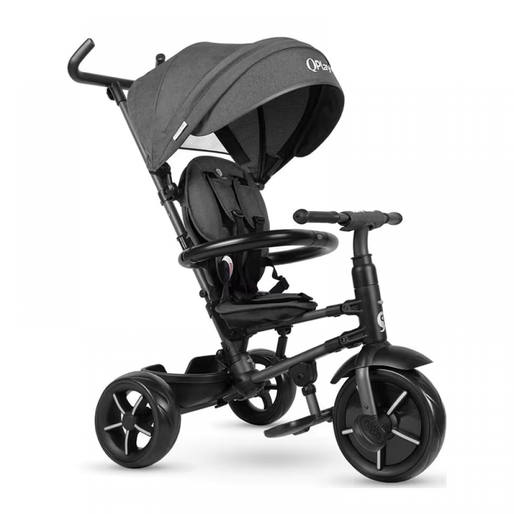 Τρίκυκλο Αναδιπλούμενο Ποδήλατο QPlay Eva Star Black