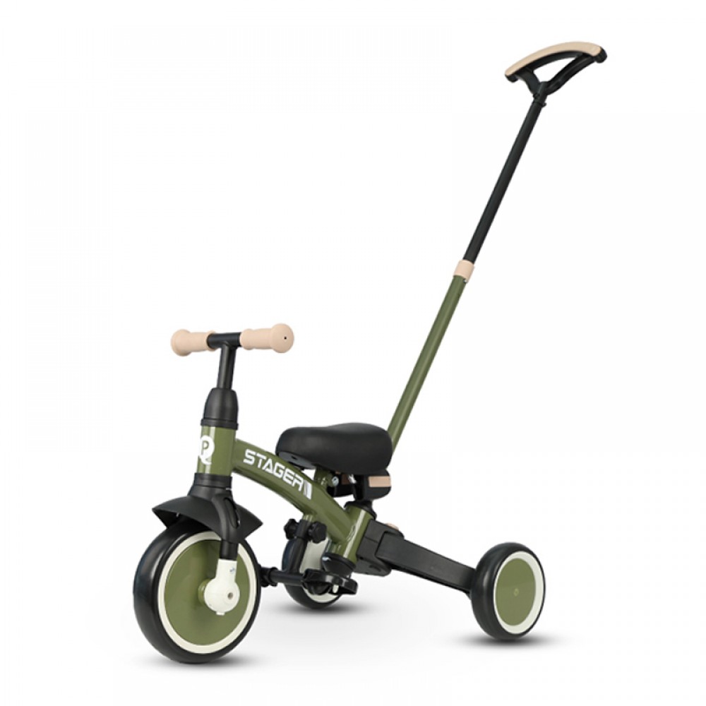 Τρίκυκλο Ποδήλατο QPlay Stager 3in1 Olive Green