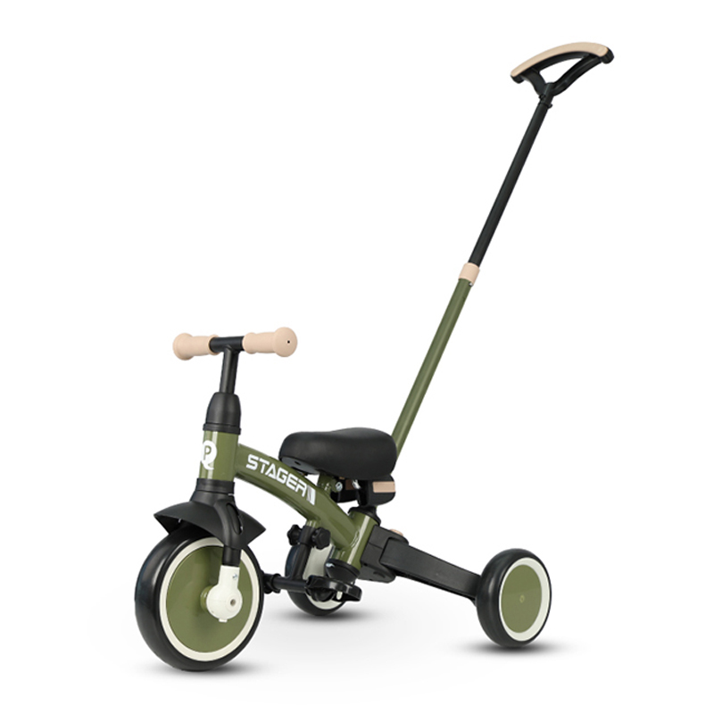 Τρίκυκλο Ποδήλατο QPlay Stager 3in1 Olive Green