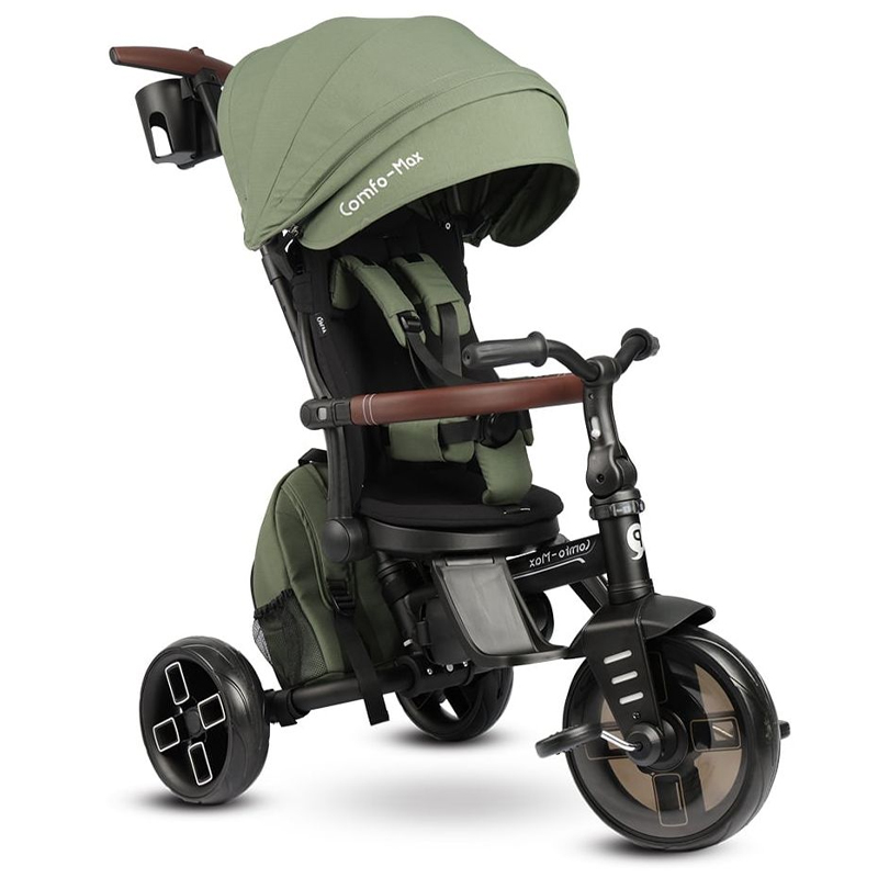 Τρίκυκλο Ποδήλατο QPlay Comfo Max 8in1 Olive Green