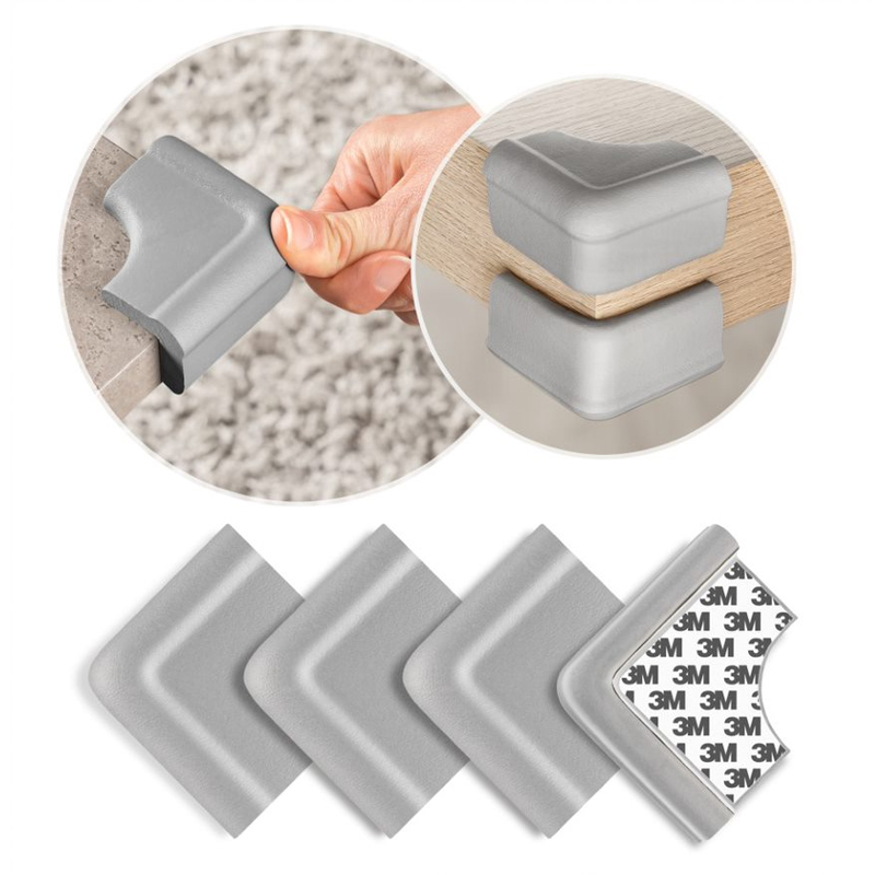 Προστατευτικά Γωνιών Reer Grey (4τεμ.)