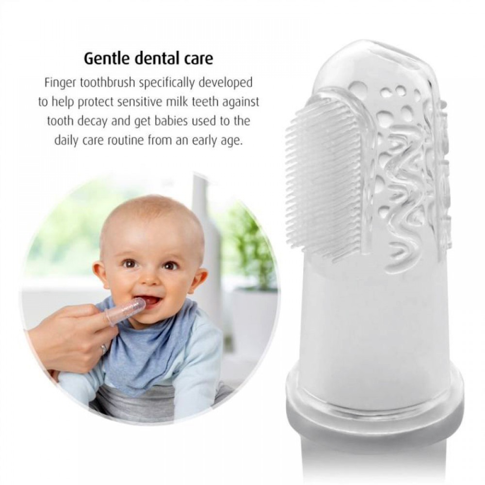 Δακτυλική Οδοντόβουρτσα Σιλικόνης Reer (2τεμ.)