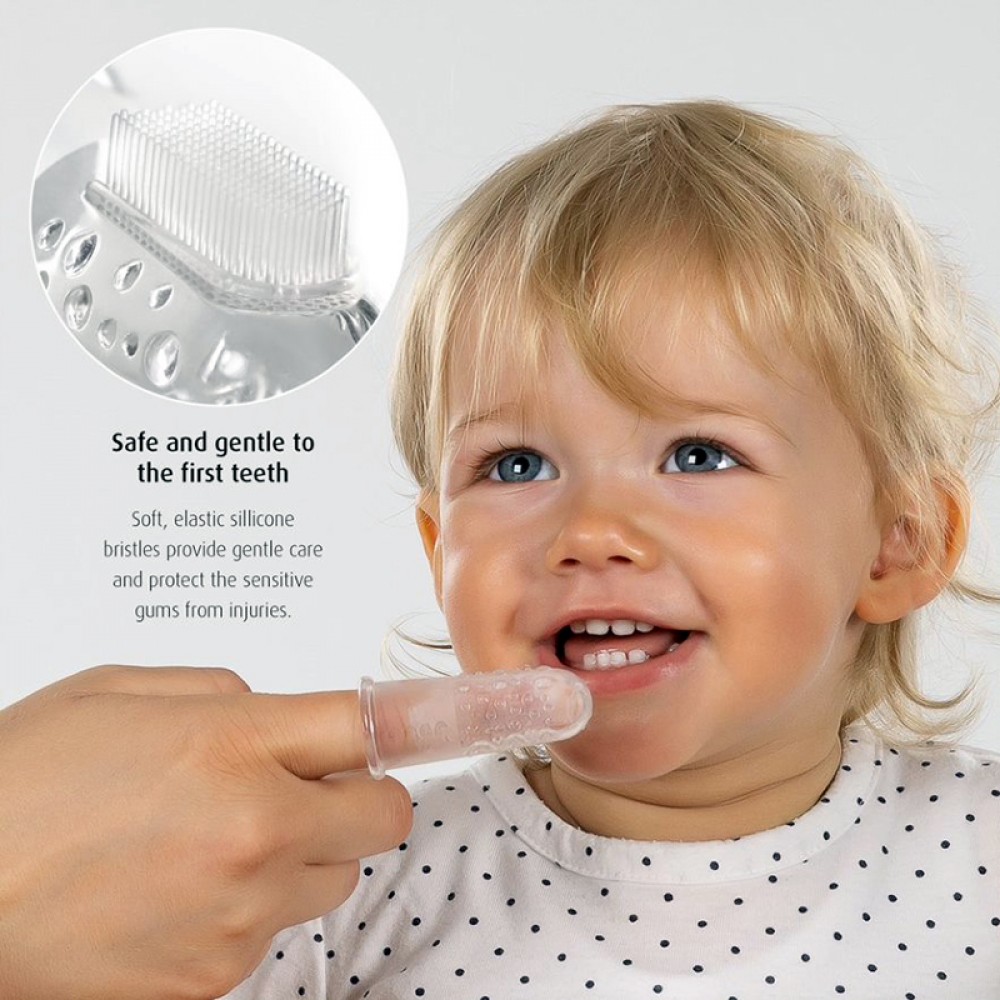 Δακτυλική Οδοντόβουρτσα Σιλικόνης Reer (2τεμ.)