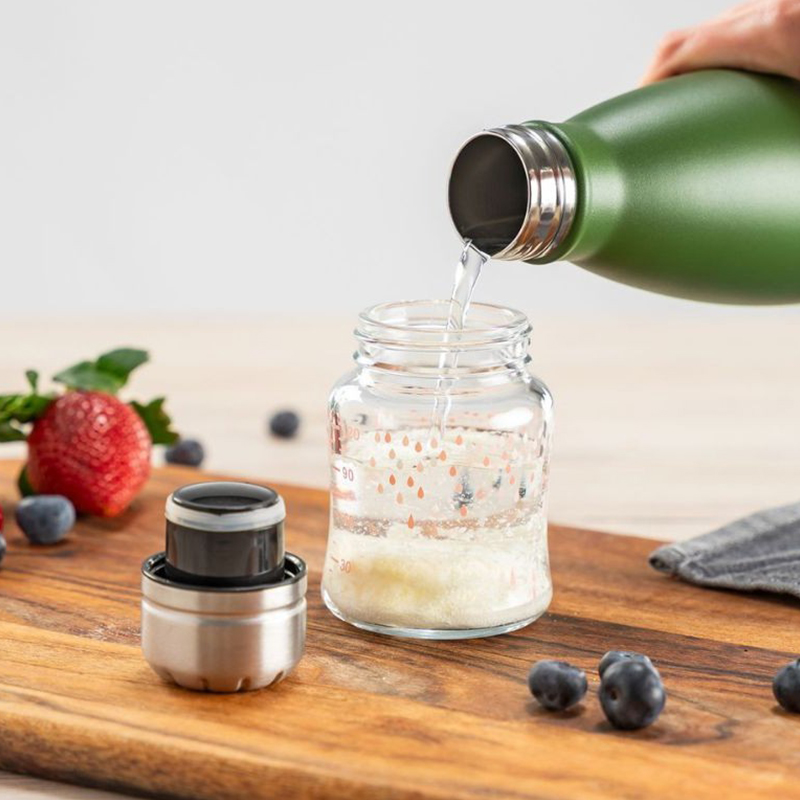 Θερμός Υγρών Ανοξείδωτος Reer 500ml Green