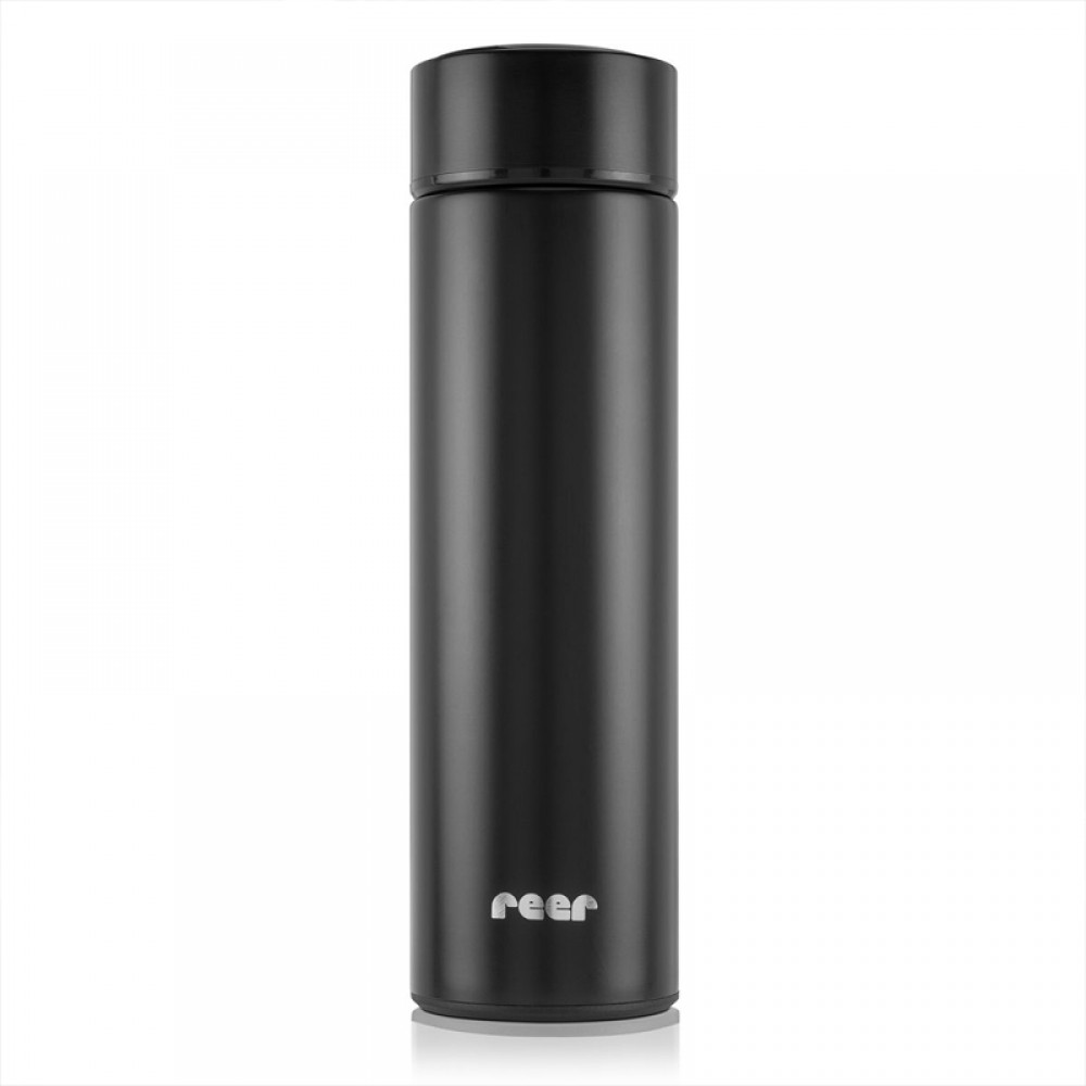 Θερμός Υγρών Ανοξείδωτος Reer 450ml Black