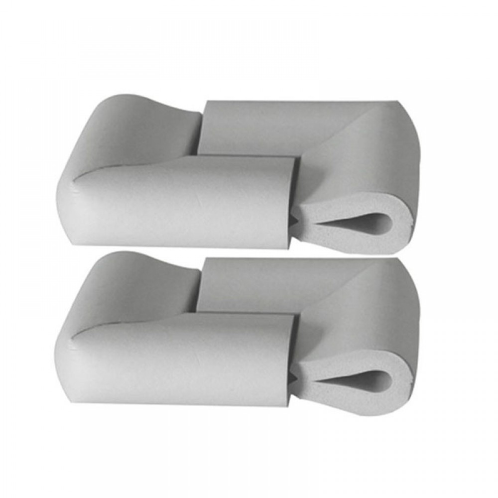 Προστατευτικά για Γωνίες με Αυτοκόλλητο σε Γκρι Χρώμα Sipo U-Shape (4τεμ)