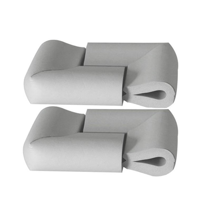 Προστατευτικά για Γωνίες με Αυτοκόλλητο σε Γκρι Χρώμα Sipo U-Shape (4τεμ)