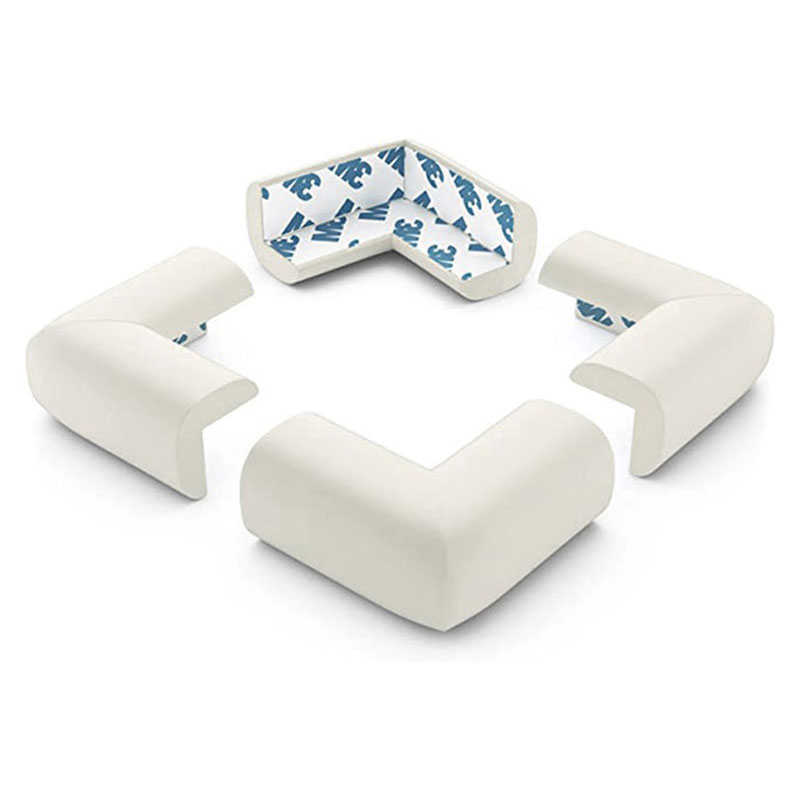 Προστατευτικά για Γωνίες με Αυτοκόλλητο σε Λευκό Χρώμα Sipo (4τεμ)