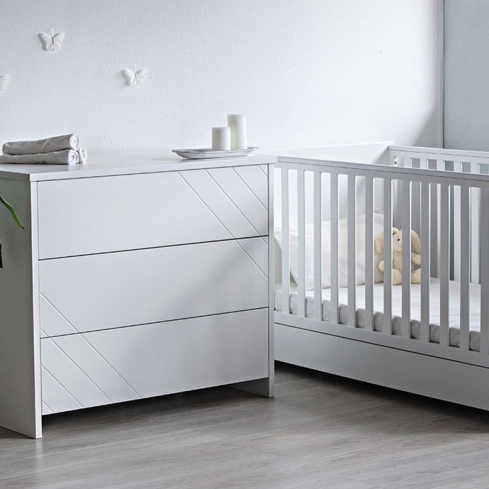 Συρταριέρα Santa Bebe Bianco