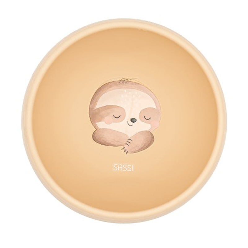 Μπολ Σιλικόνης με αντιολισθητική βεντούζα Sassi Gnawy The Sloth