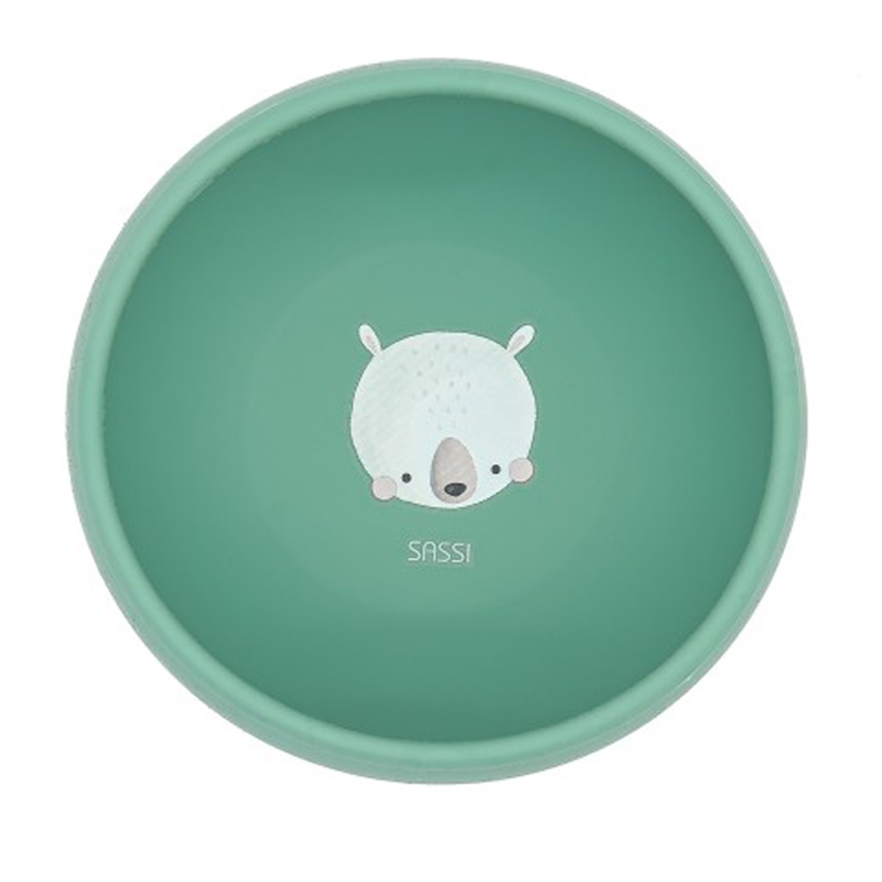 Μπολ Σιλικόνης με αντιολισθητική βεντούζα Sassi Munchy The Bear