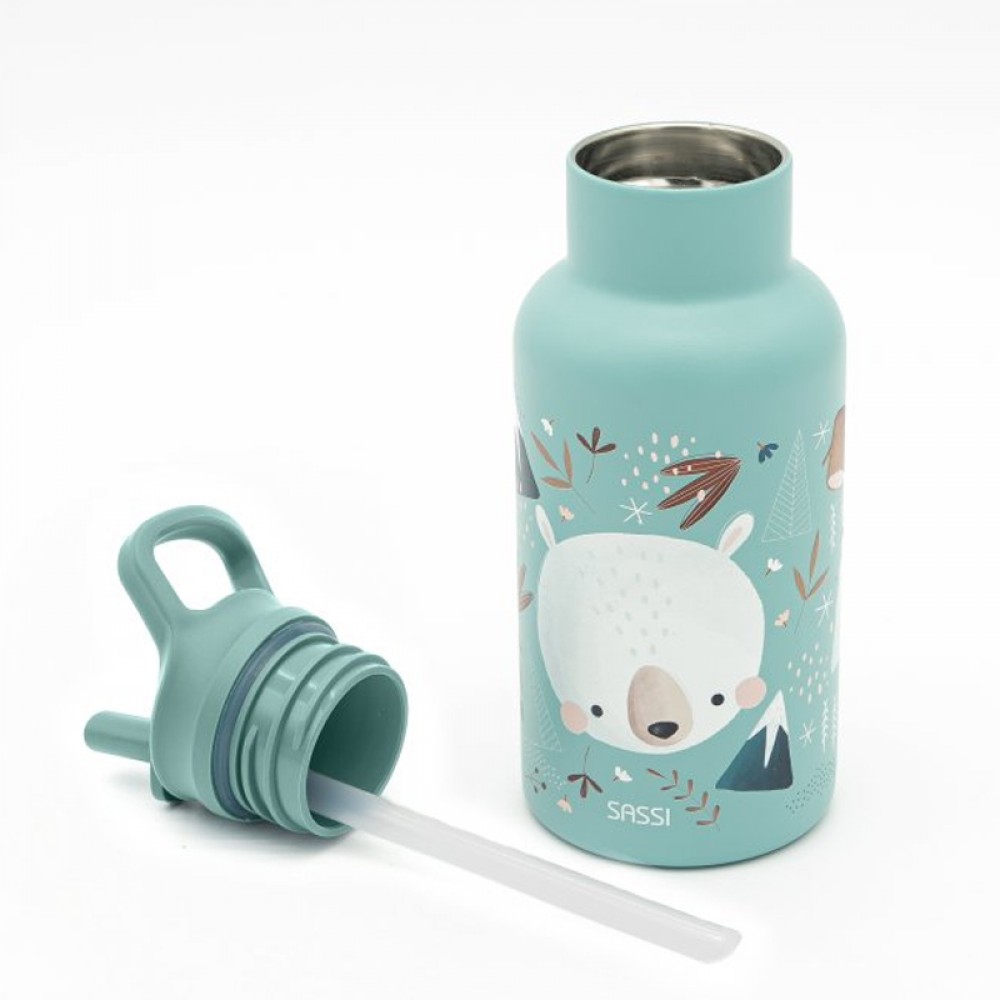 Παγούρι Ανοξείδωτο - Θερμός Sassi 500ml Munchy The Bear