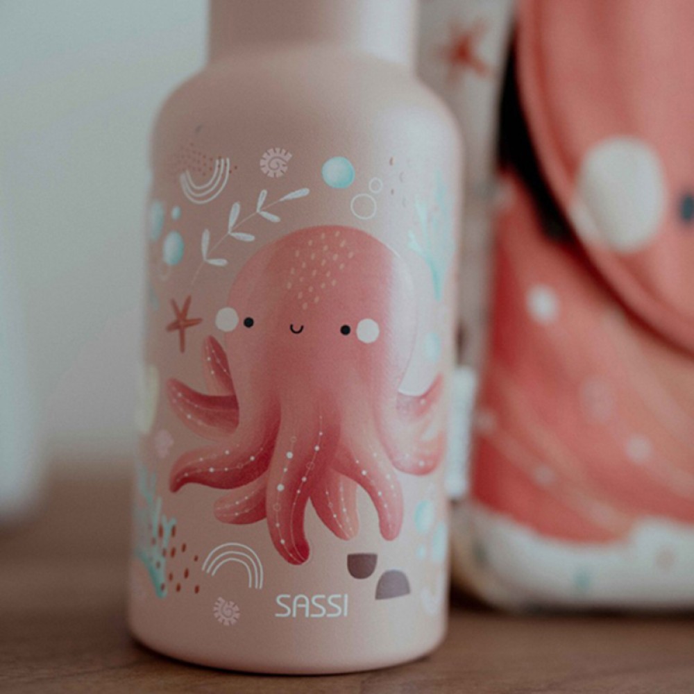 Παγούρι Ανοξείδωτο - Θερμός Sassi 500ml Slurpy The Octopus Παγούρι Ανοξείδωτο - Θερμός Sassi 500ml Slurpy The Octopus