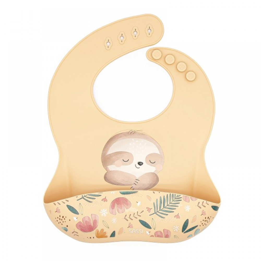 Σαλιάρα Σιλικόνης Sassi Gnawy the Sloth