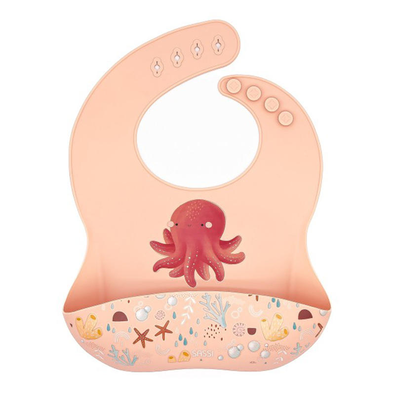 Σαλιάρα Σιλικόνης Sassi Slurpy The Octopus