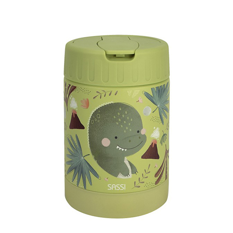 Θερμός Φαγητού Sassi 350ml Cracky The Dinosaur
