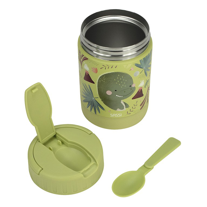 Θερμός Φαγητού Sassi 350ml Cracky The Dinosaur
