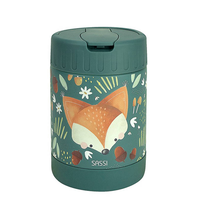 Θερμός Φαγητού Sassi 350ml Crunchy The Fox