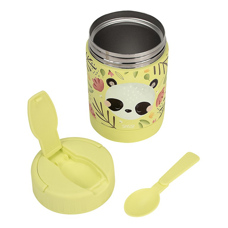Θερμός Φαγητού Sassi 350ml Gnummy The Panda