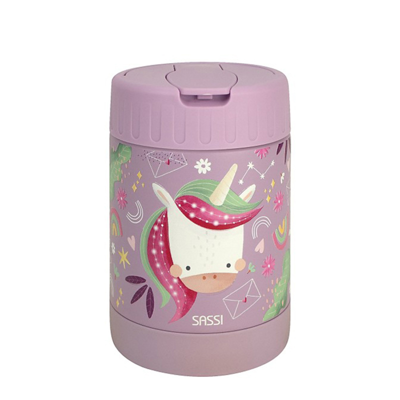 Θερμός Φαγητού Sassi 350ml Sparkly The Unicorn