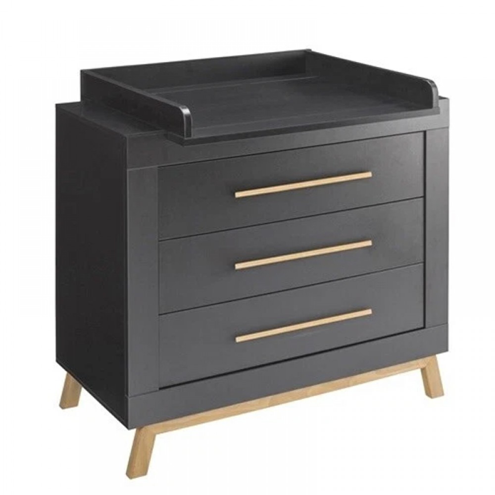 Συρταριέρα Schardt Miami Black/Natural Συρταριέρα Schardt Miami Black/Natural