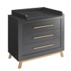 Συρταριέρα Schardt Miami Black/Natural Συρταριέρα Schardt Miami Black/Natural