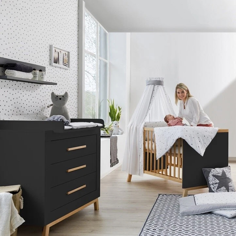 Συρταριέρα Schardt Miami Black/Natural