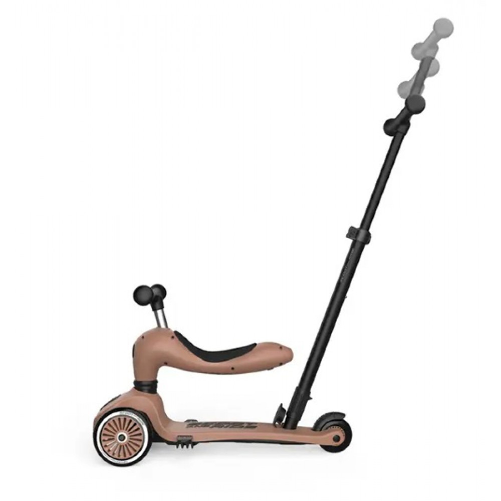 Πατίνι με κάθισμα Scoot and Ride 3in1 Push and Go Highwaykick 1  Mocha Πατίνι με κάθισμα Scoot and Ride 3in1 Push and Go Highwaykick 1  Mocha