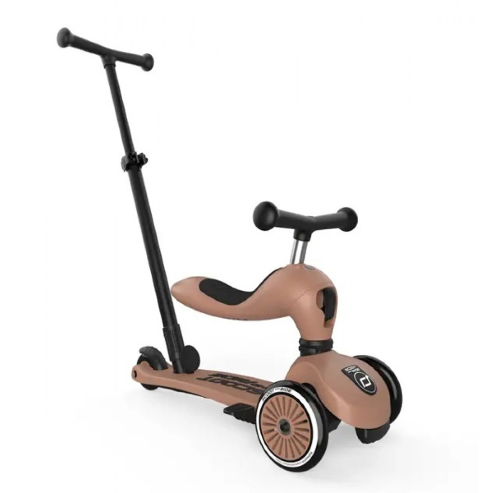 Πατίνι με κάθισμα Scoot and Ride 3in1 Push and Go Highwaykick 1  Mocha Πατίνι με κάθισμα Scoot and Ride 3in1 Push and Go Highwaykick 1  Mocha
