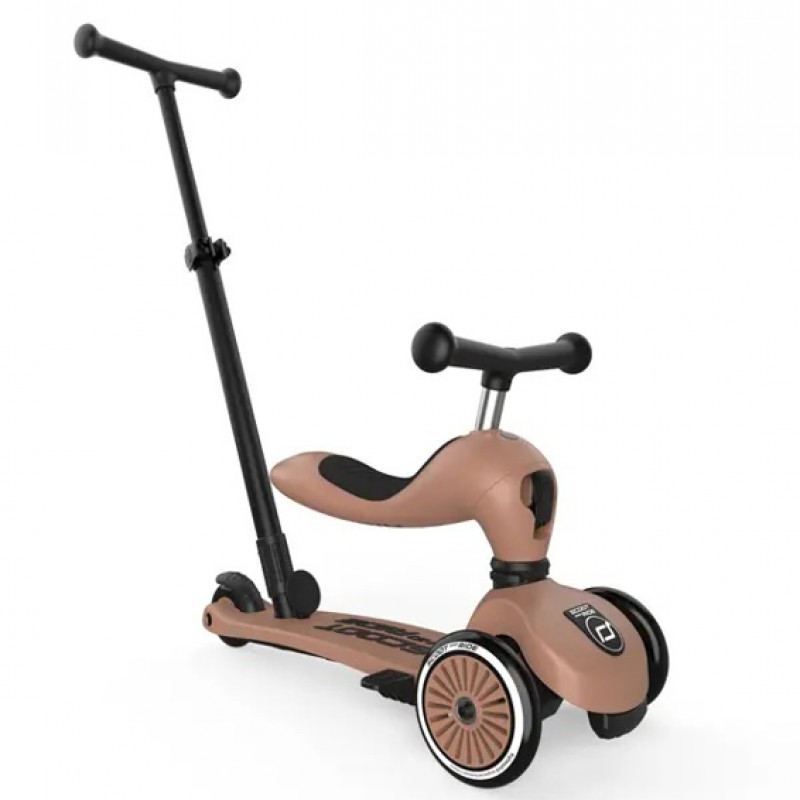 Πατίνι με κάθισμα Scoot and Ride 3in1 Push and Go Highwaykick 1  Mocha Πατίνι με κάθισμα Scoot and Ride 3in1 Push and Go Highwaykick 1  Mocha