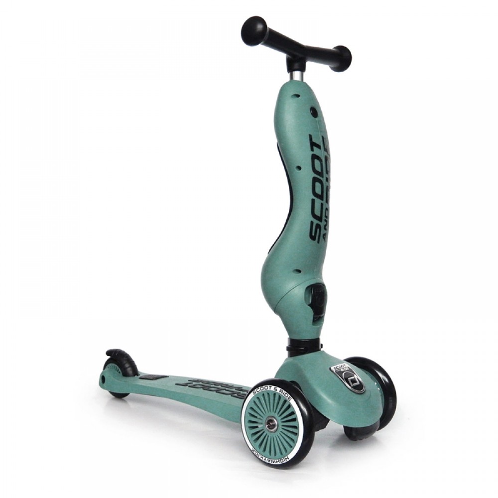 Πατίνι με κάθισμα Scoot and Ride 3 in1 Highwaykick 1 Forest Πατίνι με κάθισμα Scoot and Ride 3 in1 Highwaykick 1 Forest