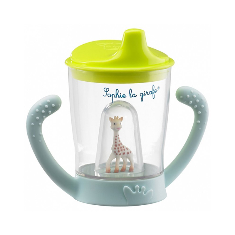 Εκπαιδευτικό Ποτηράκι με λαβές Sophie la Girafe Non spil Cup Mascotte