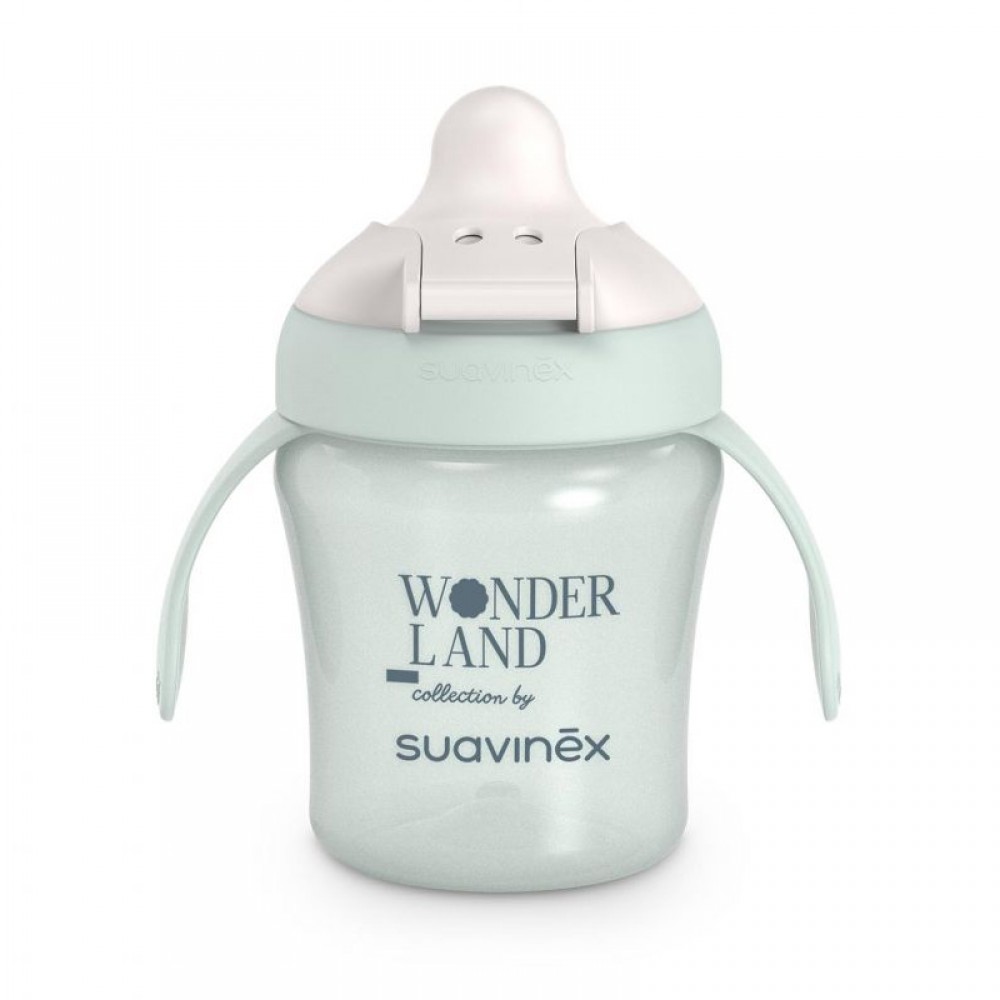 Εκπαιδευτικό Ποτήρι με λαβές Suavinex Wonderland 200ml Green