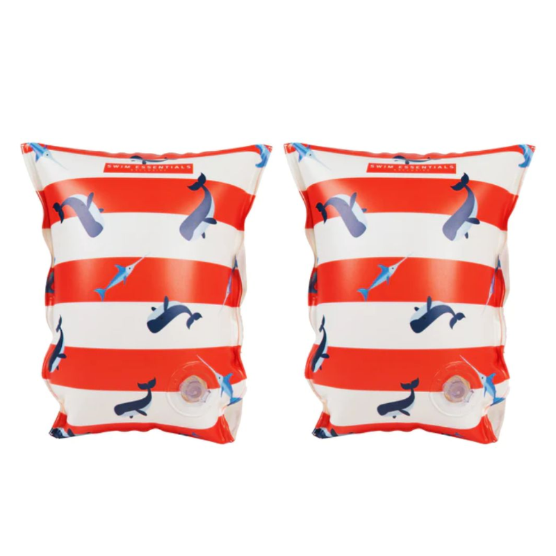 Μπρατσάκια Swim Essentials Red/White Whale