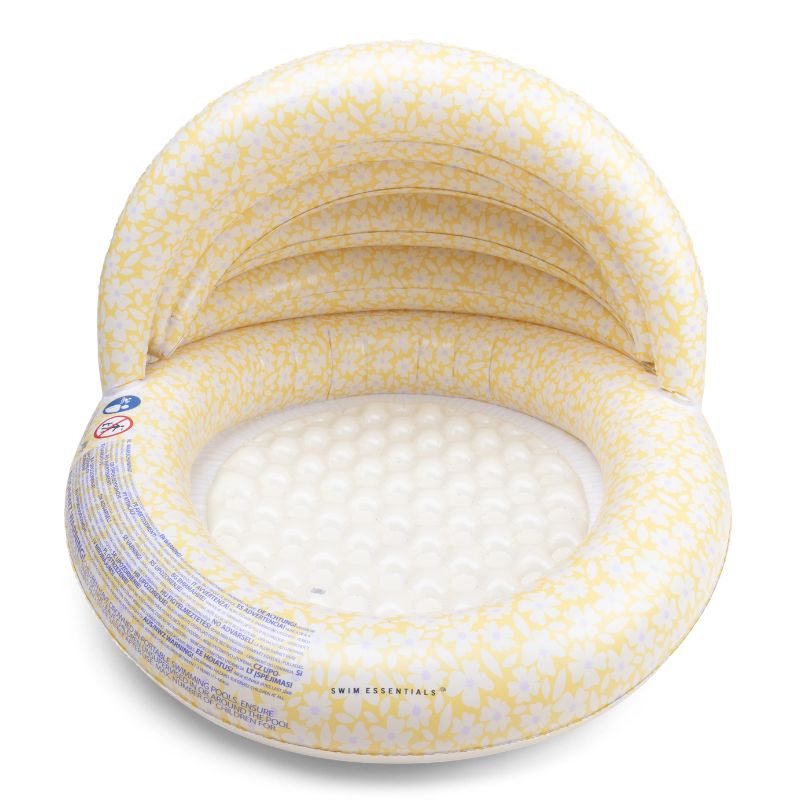 Πισίνα Swim Essentials με Σκίαστρο Yellow Flowers
