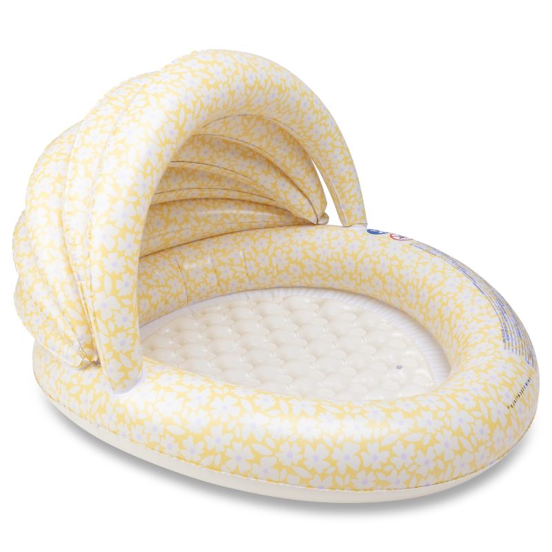 Πισίνα Swim Essentials με Σκίαστρο Yellow Flowers