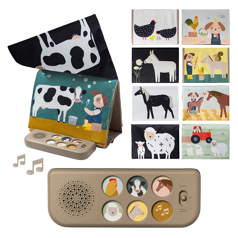 Βιβλίο Δραστηριοτήτων Taf Toys Musical Tummy Time Farm