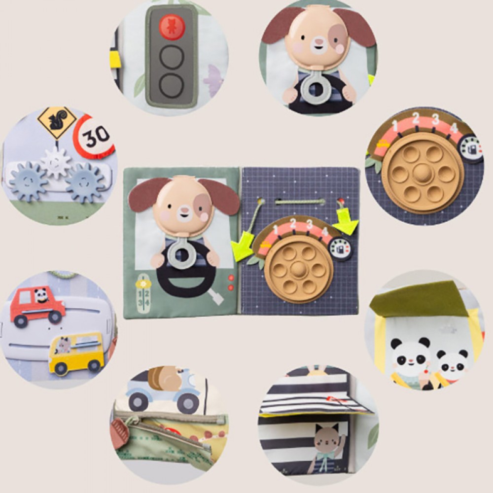 Παιχνίδι Αυτοκινήτου Taf Toys Ride Time Busy Book