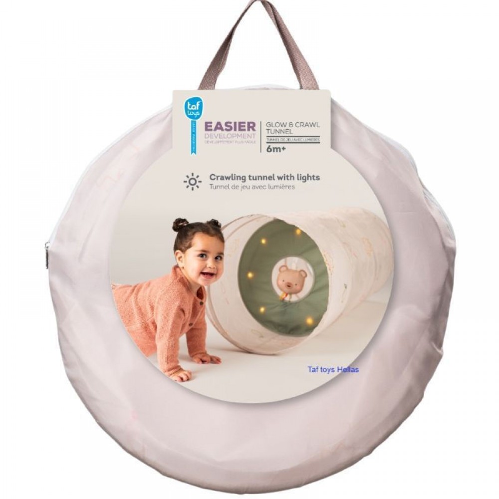 Πάρκο Δραστηριοτήτων Τούνελ Taf Toys Glow & Go Tunnel