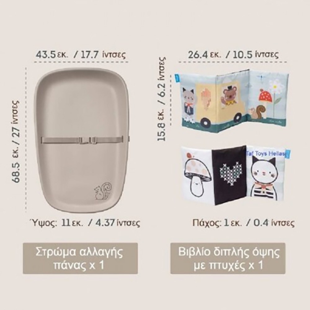 Πολυλειτουργική Αλλαξιέρα Taf Toys Sensory Tales Eva Foam