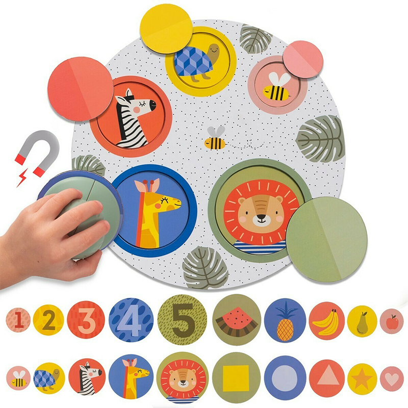 Εκπαιδευτικό Παιχνίδι Δραστηριοτήτων Taf Toys Magnetic Peek-A-Boo Puzzle