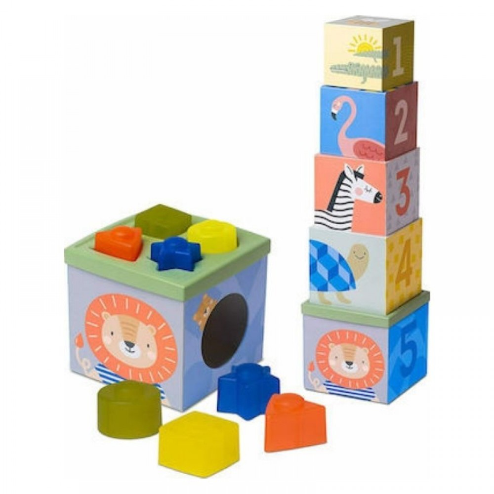 Κύβοι Taf Toys Savannah 2in1 Sort &amp; Stack