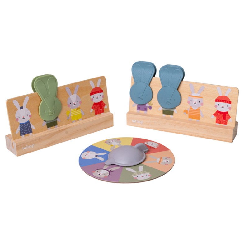 Ξύλινο Εκπαιδευτικό Οικογενειακό Παιχνίδι Taf Toys My 1st Bingo