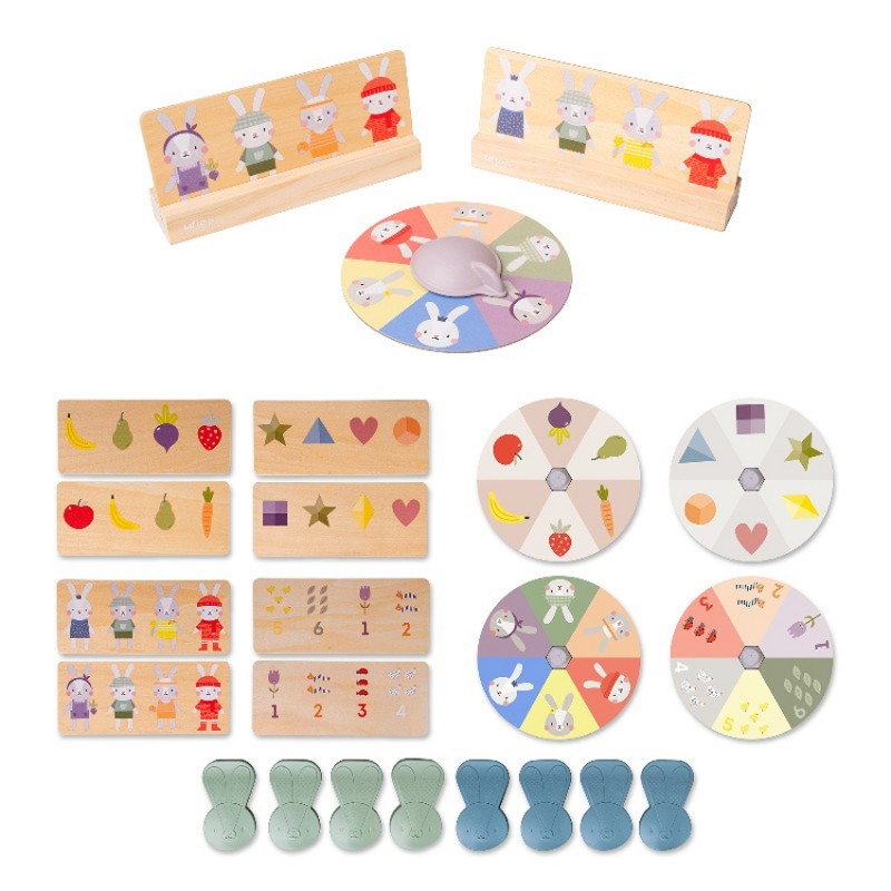 Ξύλινο Εκπαιδευτικό Οικογενειακό Παιχνίδι Taf Toys My 1st Bingo