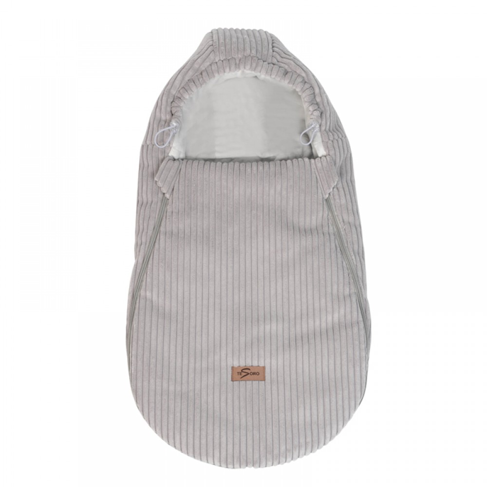 Ποδόσακος Tesoro Cord Grey Ποδόσακος Tesoro Cord Grey